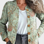 Jemrose™ – Cardigan med botaniskt tryck
