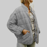 Josiane™ | Elegant oversized quiltad jacka