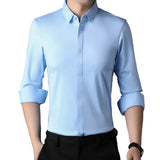 Camisa stretch antiarrugas de algodón premium para Hombre
