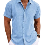 Camisa casual de algodón premium para Hombre – Negro