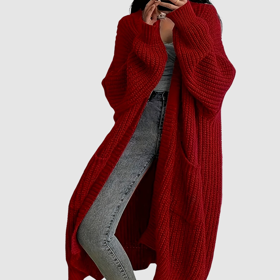 Marie – Mysig lång cardigan – bild 5