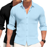 Camisa casual de algodón para Hombre