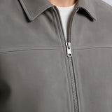 Chaqueta de Ante Gris para Hombres – Chaqueta Casual Moderna