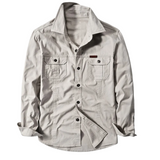 Camisa estilo cargo de algodón para Hombre