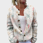 Leonor – Blommig cardigan för hösten