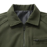 Chaqueta de Pana para Hombre – Verde Militar