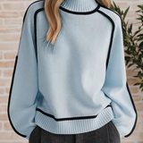 Donna | Elegant tröja med ståkrage