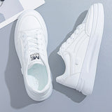 Stilrena vita sneakers med lätt komfort