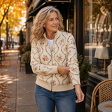 Hannelore™ | Cardigan med fina blomrankor
