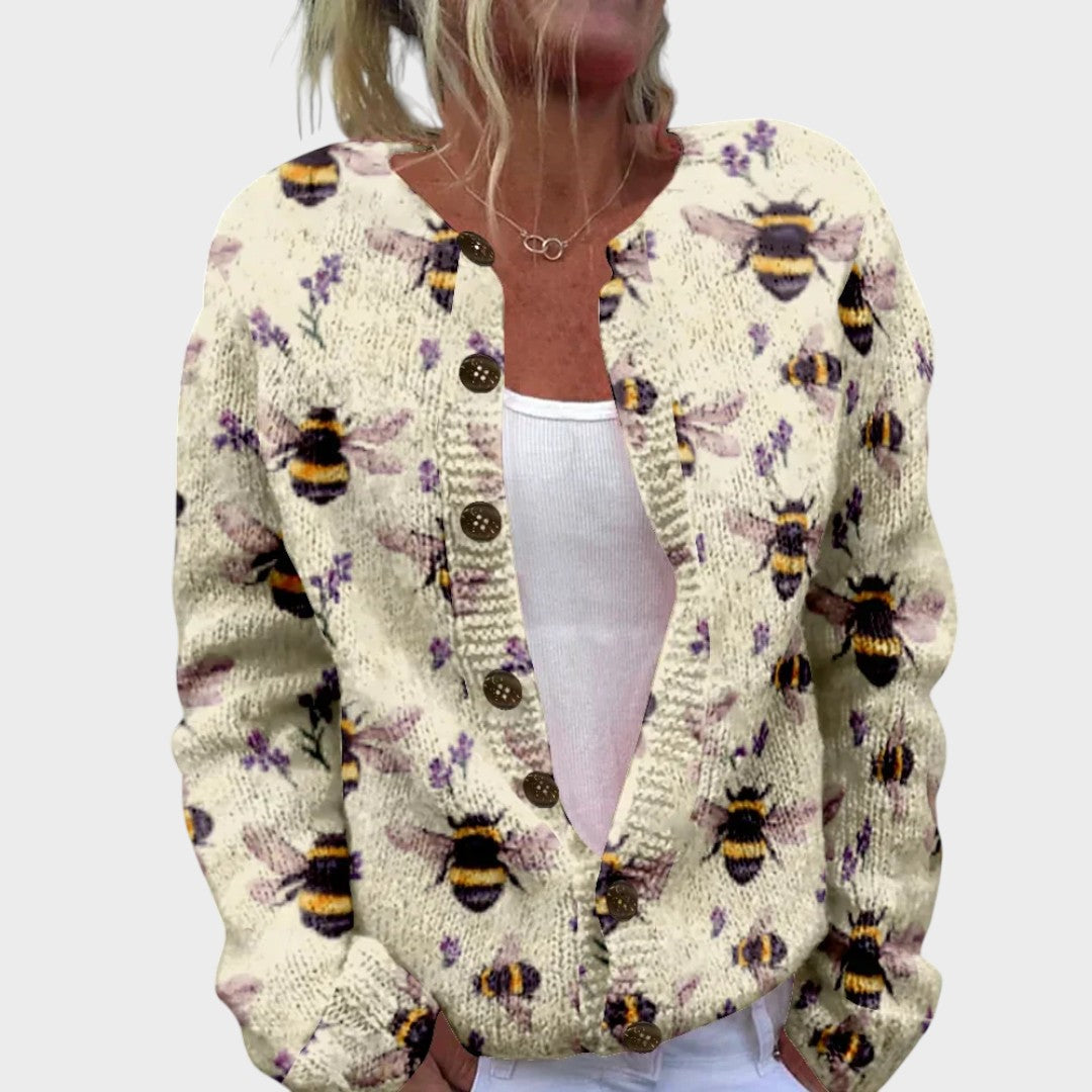 Alice – Blommig cardigan för hösten