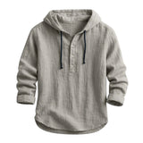 Adam – Camisa de lino con capucha