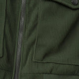 Chaqueta de Pana para Hombre – Verde Militar