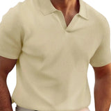 René - Camiseta de rayas con escote en V