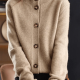 Claire | Kasmir Cardigan i Retro-Stil