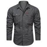 Camisa de algodón premium Florence – Negro