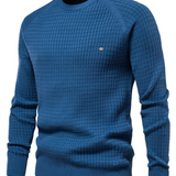 Suéter de hombre con diseño de punto