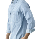Camisa clásica de mezclilla para Hombre