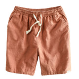 Shorts de Algodón de Estilo Japonés