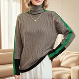 Eleanor | Högkrage Herringbone Luxe