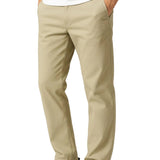 Pantalón hombre – Corte recto en algodón con elastano