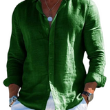 Camisa Atemporal de algodón premium para Hombre – Gris