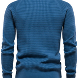 Suéter de hombre con diseño de punto