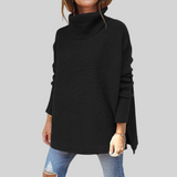 Matilda | Oversized polotröja i mjuk kabelstickning
