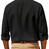 Camisa elegante de lino para Hombre