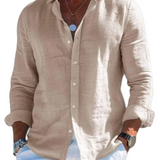 Camisa Atemporal de algodón premium para Hombre – Gris