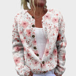 Sofia – Blommig cardigan för hösten