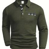 Suéter Polo con Trenza de Pescado