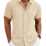 Camisa casual de algodón premium para Hombre – Negro