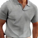René - Camiseta de rayas con escote en V