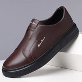 Zapatos de Cuero Slip-On