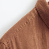 Camisa casual de manga corta de algodón para Hombre