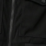 Chaqueta de Terciopelo Corduroy para Hombre - Negra