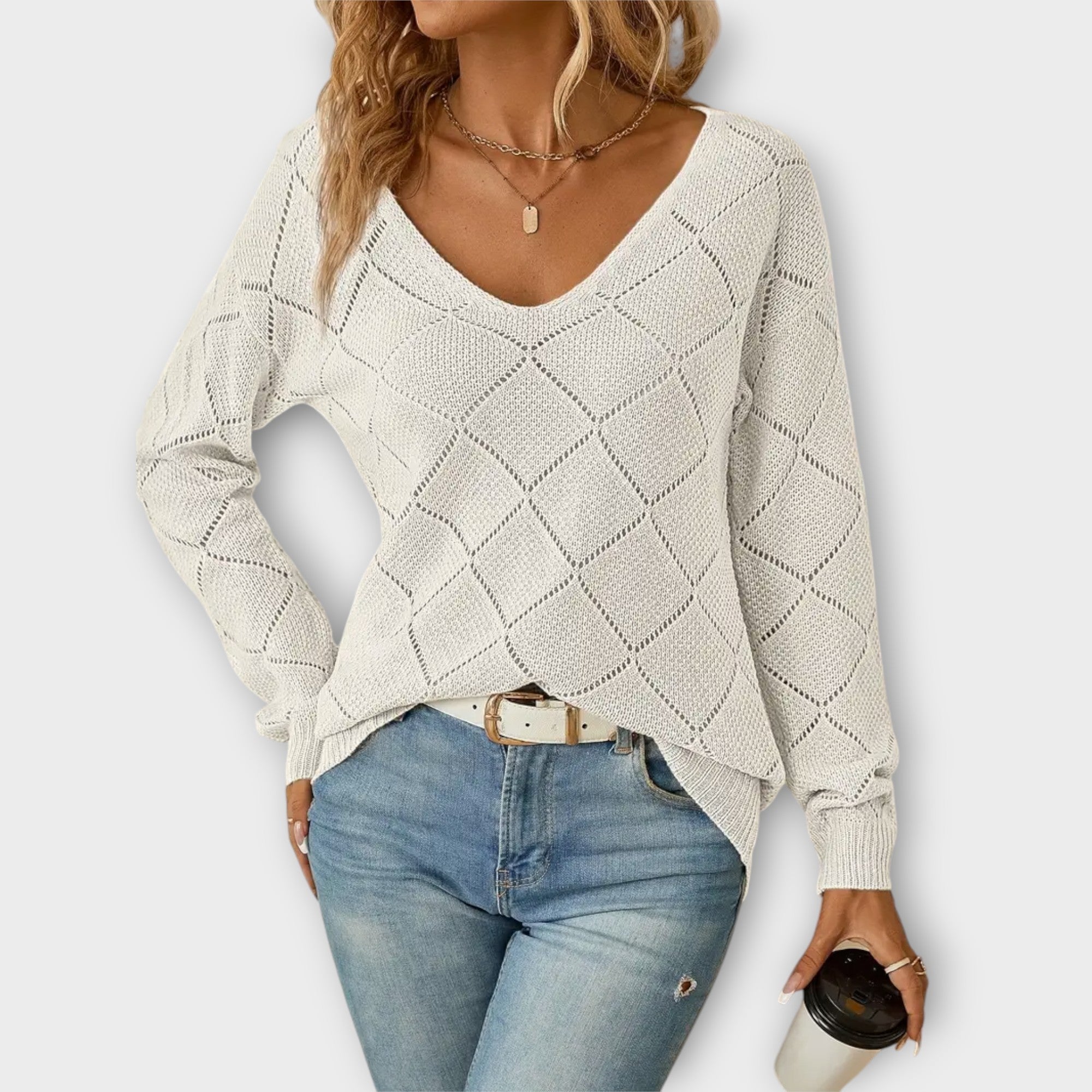 Evers – Oversize stickad tröja – bild 2