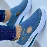 Ventilerande Slip-On Sneakers med stabil passform