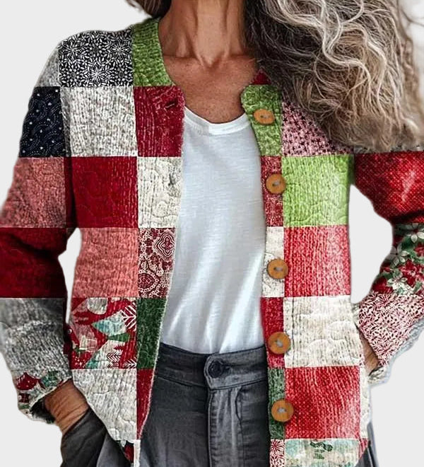 Sylvette™ – Rutig cardigan