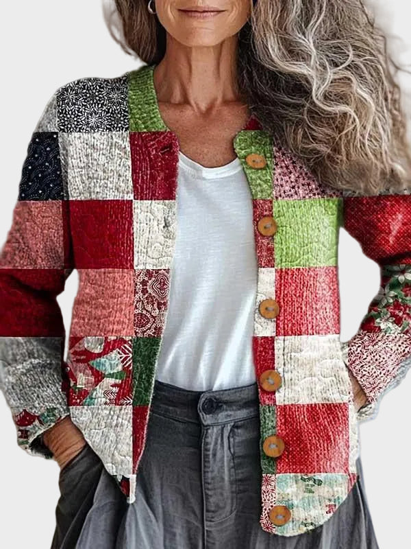 Sylvette™ – Rutig cardigan