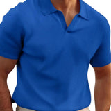 René - Camiseta de rayas con escote en V