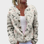 Margarida – Blommig cardigan för hösten