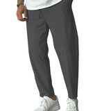 Pantalones Tapered Elegantes con Cordón