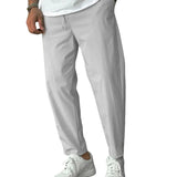Pantalones Tapered Elegantes con Cordón