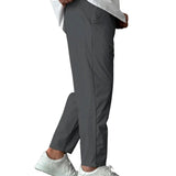 Pantalones Tapered Elegantes con Cordón