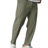 Pantalones Tapered Elegantes con Cordón