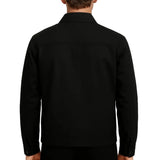 Chaqueta de Twill Ligero para Hombres – Negra – Corte Regular