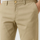 Pantalón hombre – Corte recto en algodón con elastano
