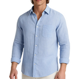 Camisa de Lino Mónaco – Azul Claro