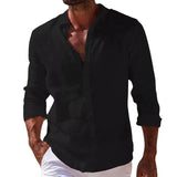 Camisa elegante de lino para Hombre